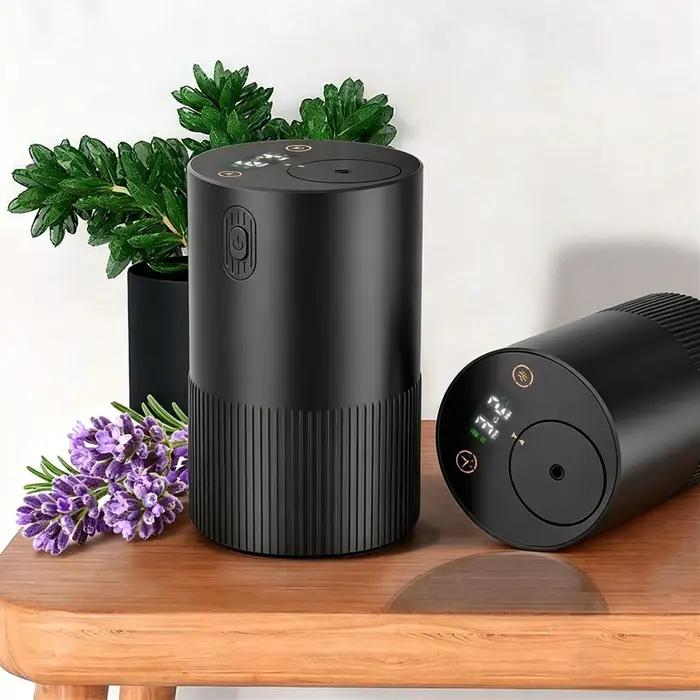 Diffuseur d'huiles essentielles portable purificateur d'air intelligent batterie rechargeable pour maison voiture bien-être relaxation essences aromatiques qualité d'air
