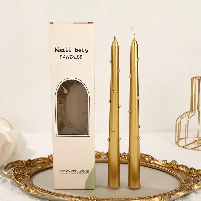 Bougies longues sans fumée pour usage domestique