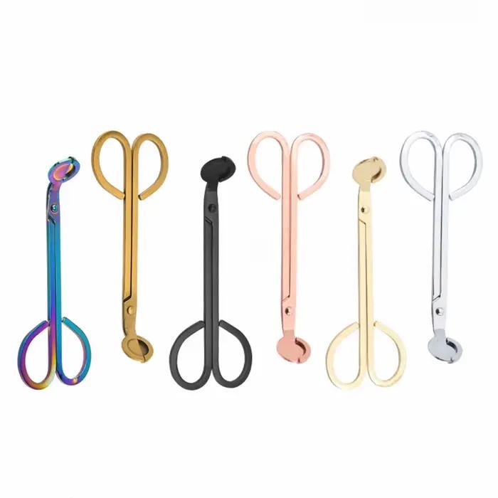 Coupe-mèche de bougie multifonctionnelle acier inoxydable pour ambiance romantique et personnalisation couleur occassions spéciales