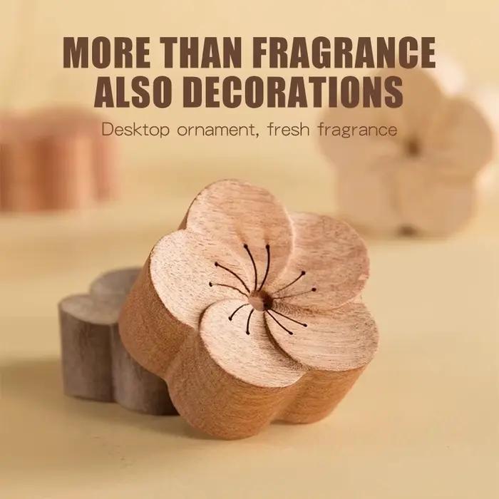 Diffuseur d'Arôme de Fleurs en Bois pour Décoration de Maison