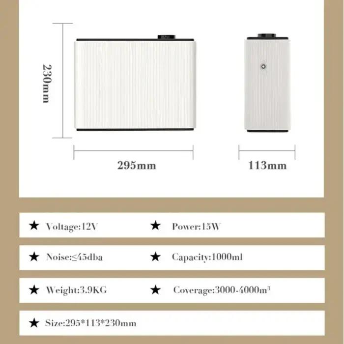 Diffuseur de parfum intelligent WIFI Bluetooth 1000ML pour maison