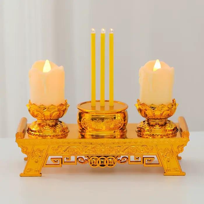 Bougies LED, bougies de prière pour les temples et les salles bouddhistes