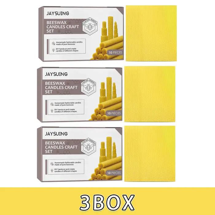 Feuilles de cire d'abeille pour la fabrication de bougies