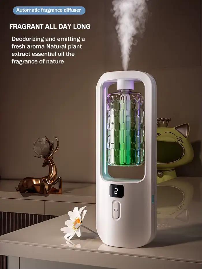 Diffuseur d'aromathérapie automatique pour éliminer les odeurs, humidificateur par ultrasons avec huile essentielle pour purifier l'air et apporter la paix dans votre maison pour diverses occasions