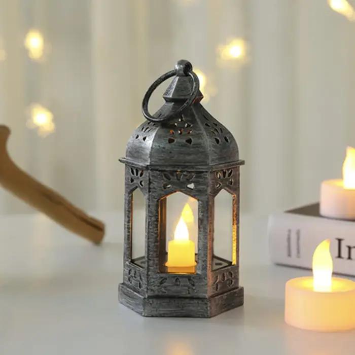 Bougeoir de lanterne de style marocain vintage