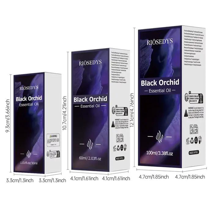 Huile Essentielle d'Orchidée Noire, Huile Parfumée Florale Riche pour Diffuseurs, Aromathérapie et Créations Parfumées DIY, Arôme Élégant