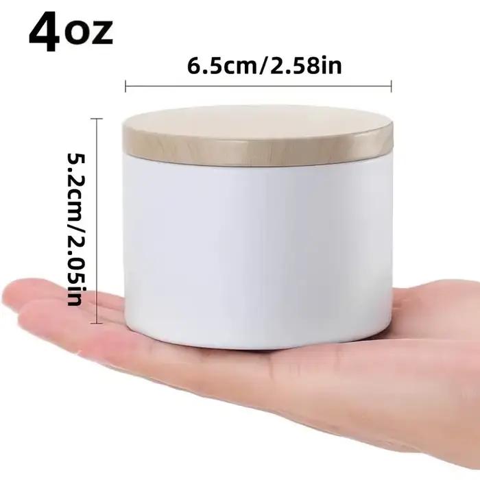 Kit de fabrication de bougies DIY avec pots en fer blanc mat et supports pour création de bougies personnalisées et cadeaux uniques