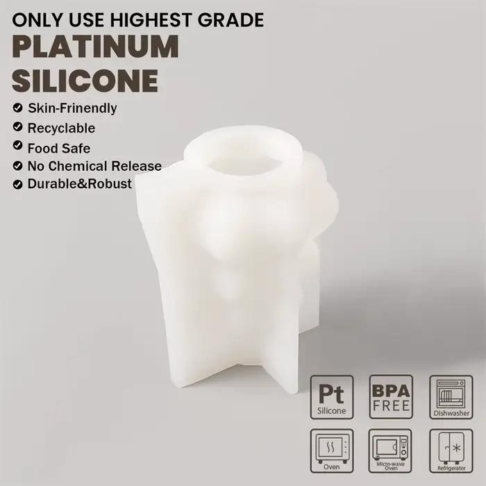 Moules à bougies sapin de Noël pour bricolage, décoration d'intérieur, plâtre exécutif parfumé, moule en silicone durable, six tailles disponibles, non adhérent, facile à libérer, pour occasions spéciales et cadeaux personnalisés