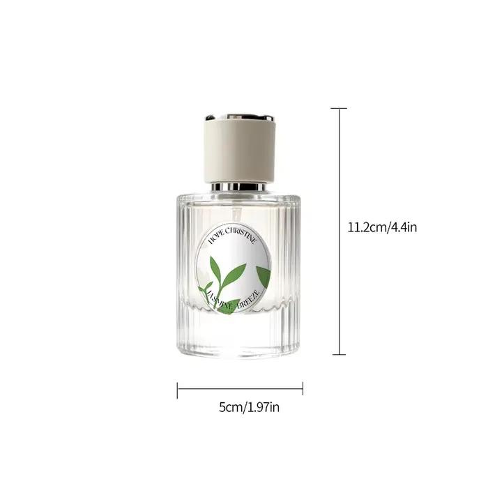 HOPE CHRISTINE Eau de Parfum Menthe Jasmin Musc Vert Blanc Longue Durée Parfum Naturel Pur Occasions Spéciales Fraîcheur Subtile Élégance Sophistication