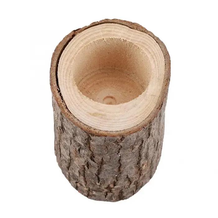 Bougeoir en Bois de Mariage