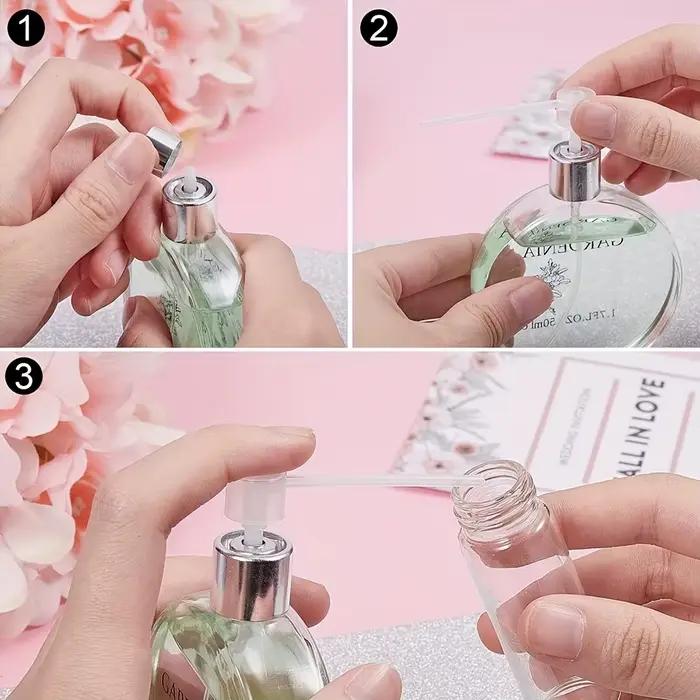 Ensemble distributeur de parfum 12 pièces - 2 seringues, 2 pipettes, 2 séparateurs de parfum, 2 convertisseurs, 2 entonnoirs, 2 pipettes à ressort
