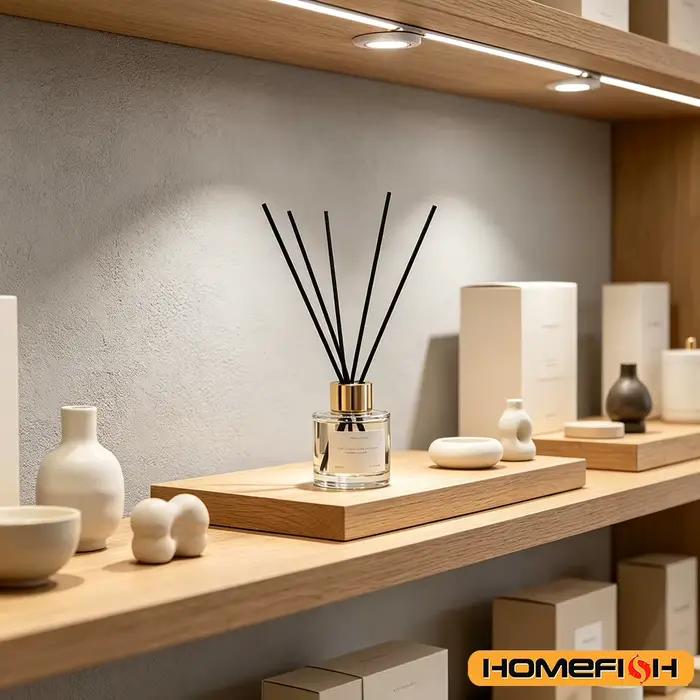 50 bâtonnets diffuseurs de 3 mm x 20 cm, recharge de parfum, bâtonnets en fibre noire épais pour diffuseurs d'huiles essentielles