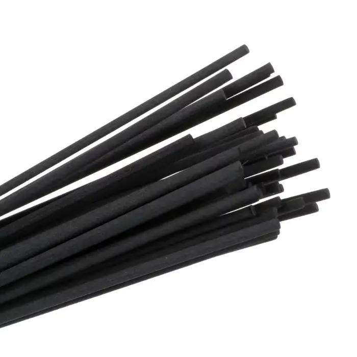 Bâtons de fibres noirs et blancs pour diffuseur aromathérapie de 30cm x 3mm pour décorer et purifier l'air de la maison occasions spéciales et quotidienne