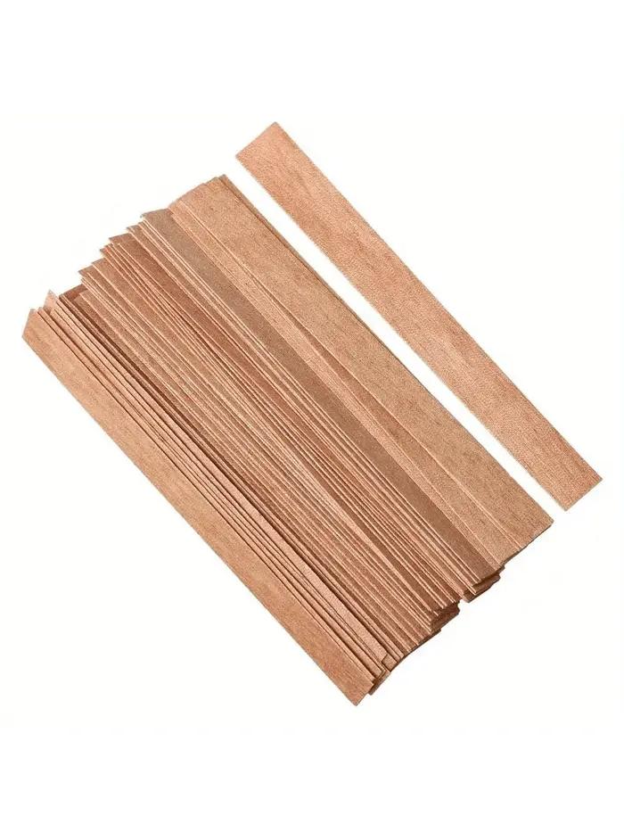 100/200 Coeurs de bougie en bois - Mèche de fabrication de bougies 5