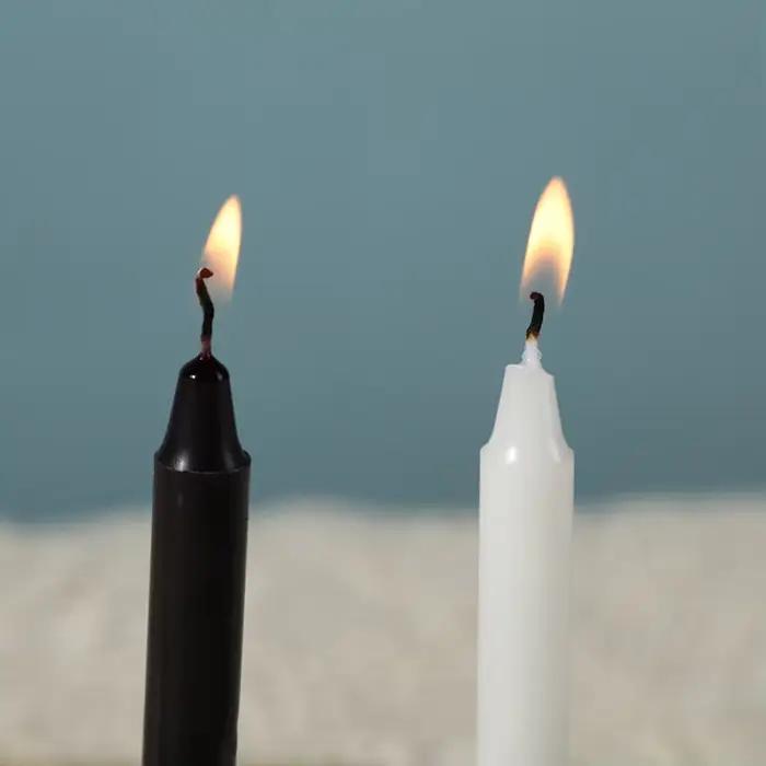 Mini bougie conique rouge non parfumée fait à la main pour rituels et décoration de Noël 12 pièces par boîte activité religieuse ambiance chaleureuse