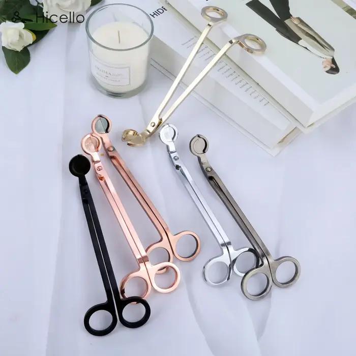 Coupe-mèche de bougie en acier inoxydable