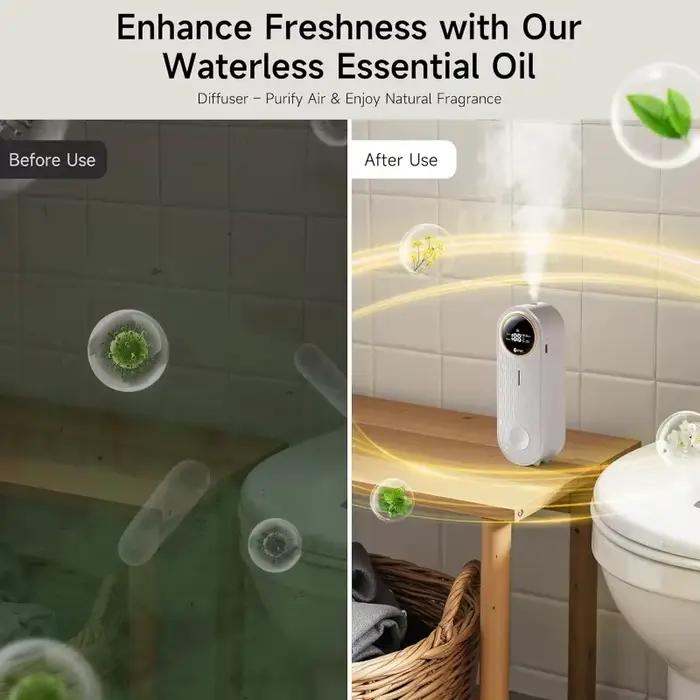 Machine d'aromathérapie intelligente pour maison et spa, humidificateur de chambre à coucher et toilettes, désodorisant avec contrôle par application mobile, blanc et six couleurs disponibles