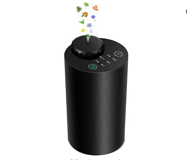 Diffuseur d'huiles essentielles sans eau, diffuseur d'aromathérapie sans fil à piles avec synchronis