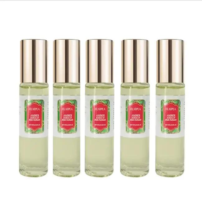 Huile de parfum à l'ambre et à la vanille sans alcool
