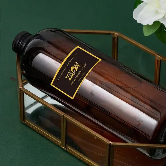 Huile de parfum sans flamme 500ml pour maison raffinée pomme bambou fleur de cerisier lavande lilas menthe mer osmanthe rose parfum aromathérapie rechargeable