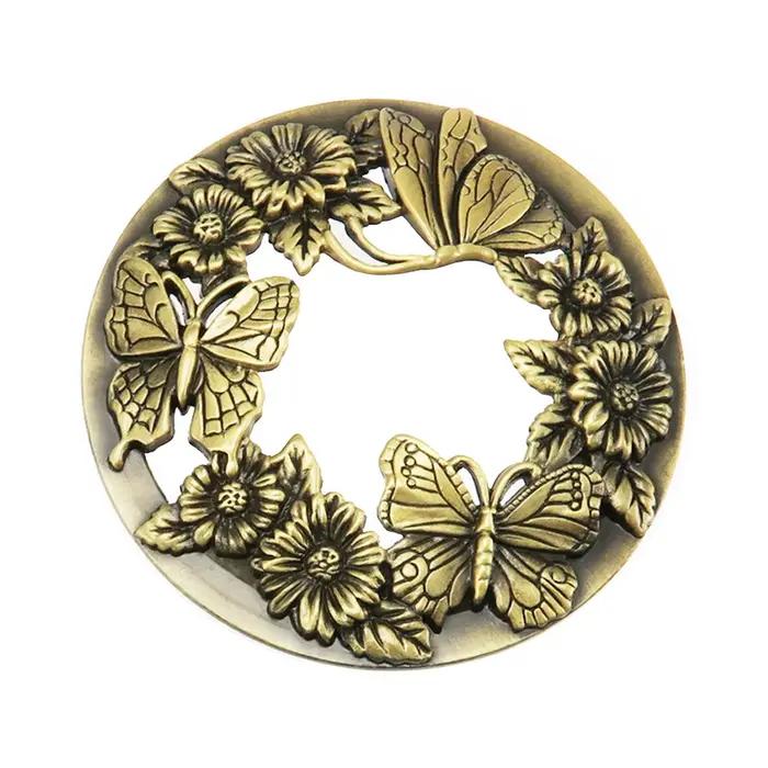 Couvercle de bougie Antique en Bronze/or/argent