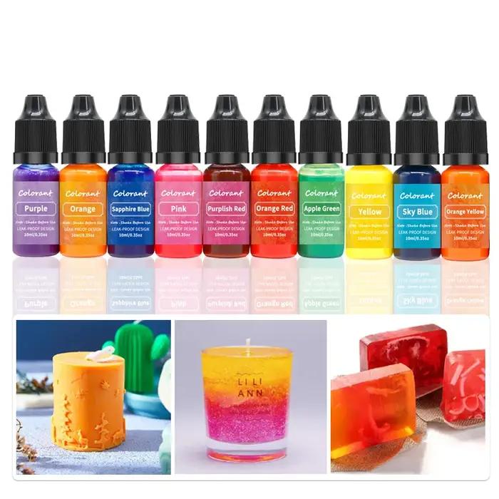 20 couleurs bougie colorants Pigment aromathérapie liquide Colorant
