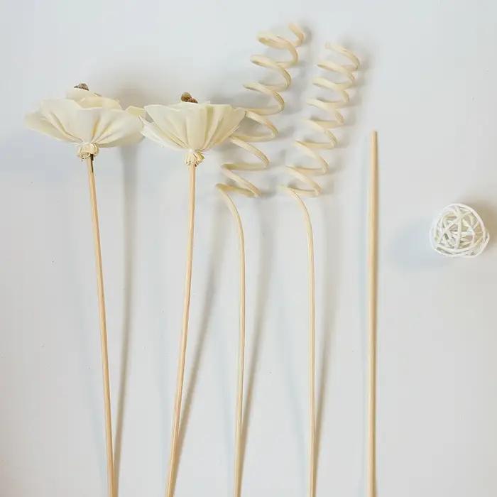 Ensemble de 6 bâtons de diffuseur en rotin