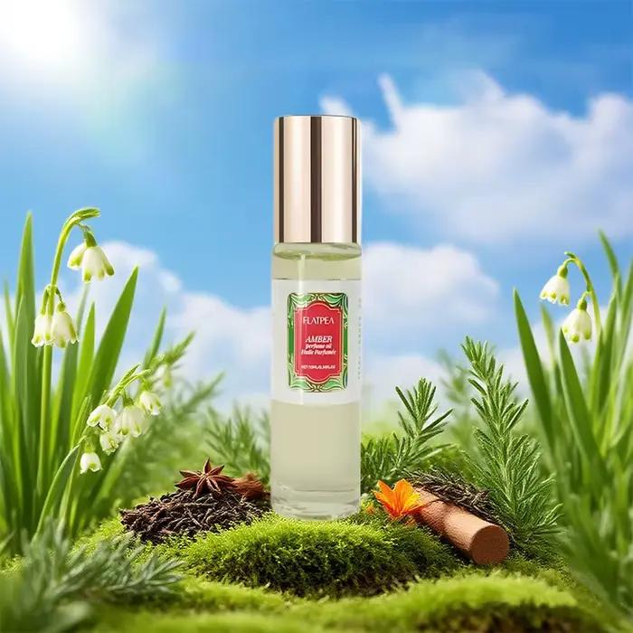 Huile de parfum à l'ambre et à la vanille sans alcool