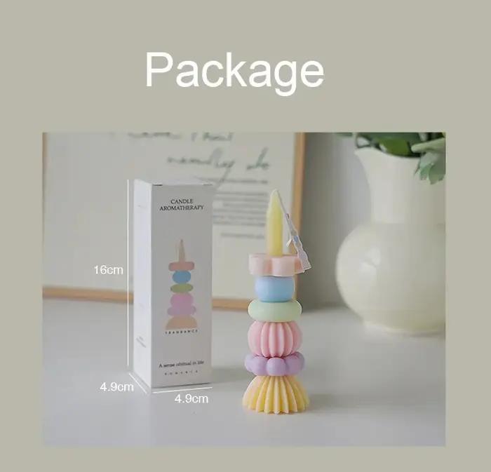 Bougie parfumée à longue tige aromathérapie en cire de soja pour décoration de la maison mariage anniversaire fête occassions spéciales