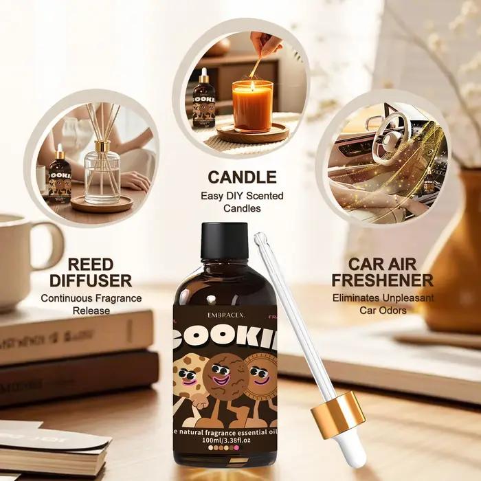 Huile essentielle EmbraCex pour la fabrication de bougies et l'aromathérapie, parfum sucré et longue durée, cadeau romantique pour les amis et la famille