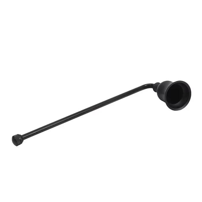 Coupe-mèche de bougie en aluminium et fer, outil d'extinction de bougies avec poignée longue ou courte pour décorations intérieures et ambiances romantiques
