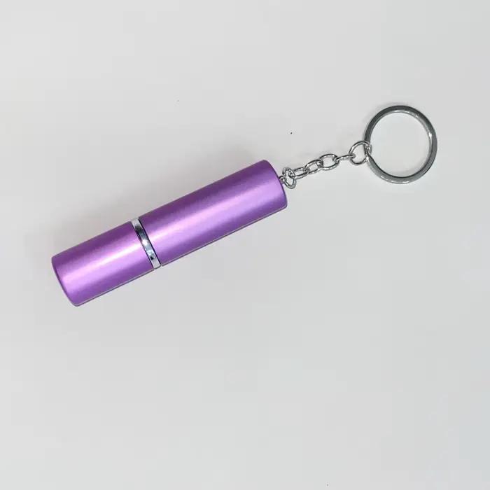 JOSpray-Porte-clés de bouteille d'échantillon de parfum, clé en métal, porte-clés intérieur de voitu