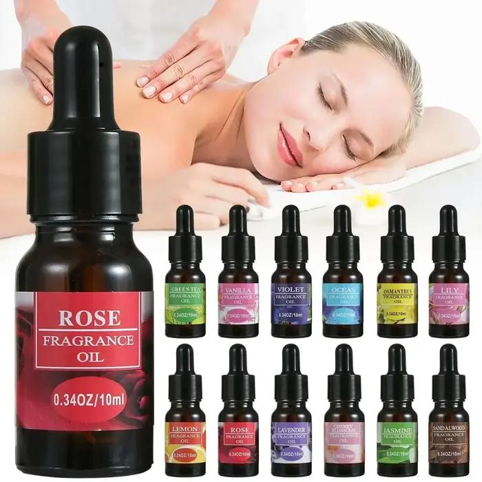 Recharge de parfum pour voiture 10 ml, huile essentielle aromatique avec compte-gouttes, recharge de désodorisant pour voiture, pour humidificateur d'air, parfum pour la maison et la voiture