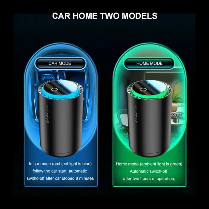 Diffuseur de parfum de voiture écran tactile avec huile essentielle automatique pour éliminer les mauvaises odeurs et créer une atmosphère apaisante pour les longs trajets et les voyages d'affaires