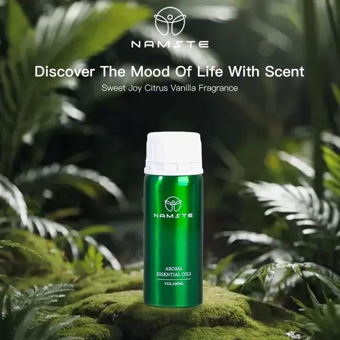 NAMSTE 100ml huiles essentielles d'harmonie pur naturel pour diffuseur humidificateur aromathérapie jasmin orchidée arôme huile parfum Spray