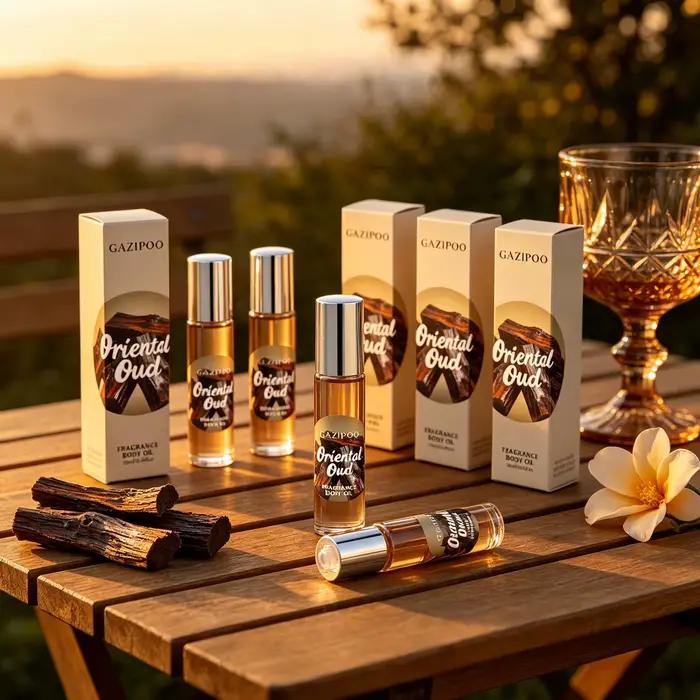 Huile de phéromone Oud orientale 10 ml - Huile de parfum subtile boisée et terrestre, huile de parfum fine au parfum Oud pour voyager ou sortir en rendez-vous