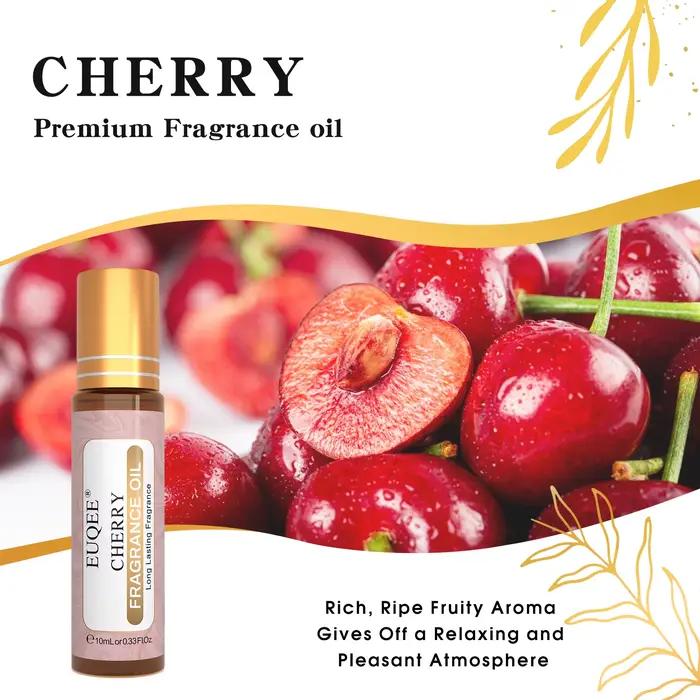 Huile Essentielle EUQEE Parfum Fruits Sucriés Huile de Parfum Noix de Coco Vanille Mangue Fraise Cerise Pastèque Pêche Olfactif Relaxant Occasions Spéciales