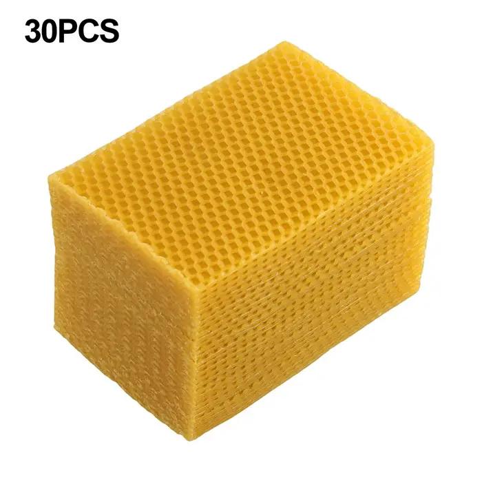 Fournitures pour la fabrication de bougies, paquet de 30 feuilles de cire d'abeille naturelle adapté