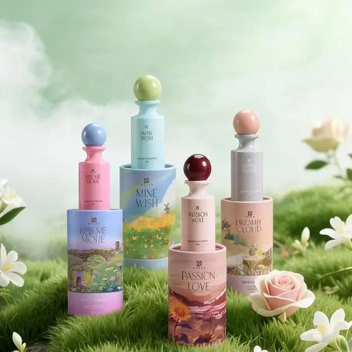 Coffret cadeau de parfum de marque parfum de luxe haut de gamme parfum frais naturel à la rose jasmin vanille eau de toilette longue durée parfum féminin irrésistible
