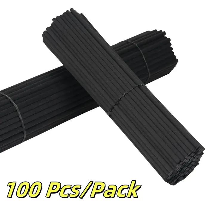 Bâtons de diffuseur épais en Fiber noire