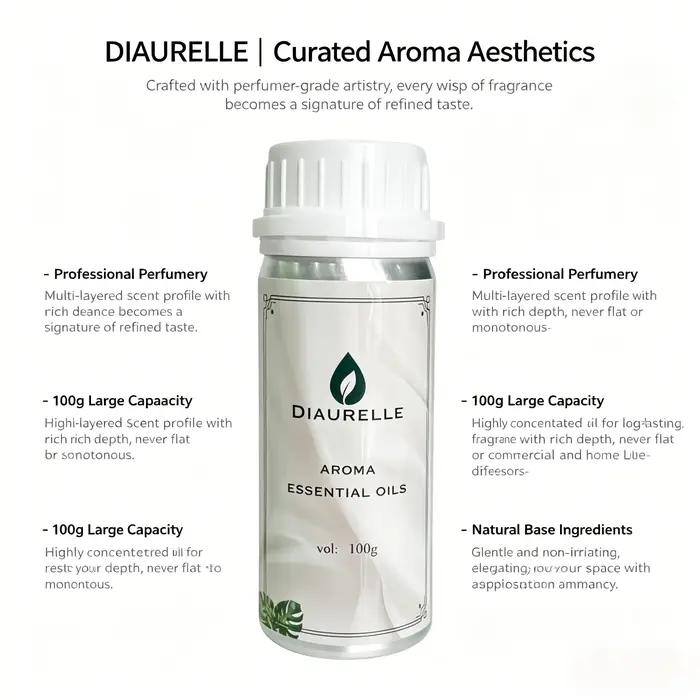 Diffuseur d'arômes d'huiles parfumées florales premium pour la maison et l'hôtel ambiance florale luxe design moderne couleur variée bien-être détente