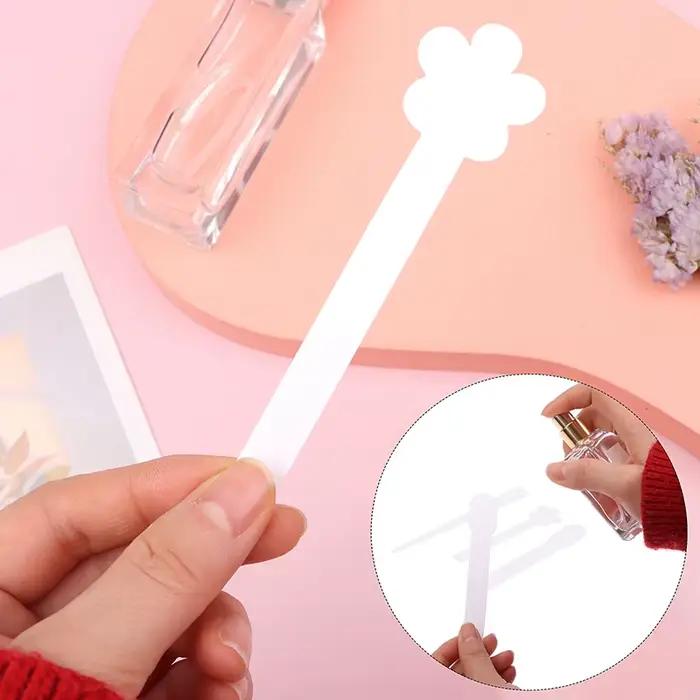 Papiers de test de château essentiels pour aromathérapie, parfum, 100 pièces/lot