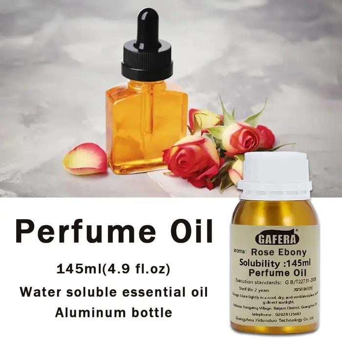 Huile de parfum GAFERA 145ml pour bougies parfumées savon shampoing douche et diffuseur humidificateur naturel bois de Sandaul bambou fleur de cerisier jasmin lemon lily lavande lilas menthe mer osmanthe parfumé