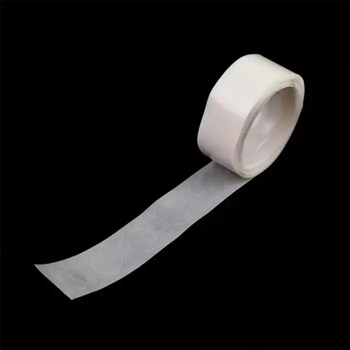 Rouleau d'autocollants pour mèche de bougie, 100 points/rouleau, 13mm, colle adhésive Double face, b