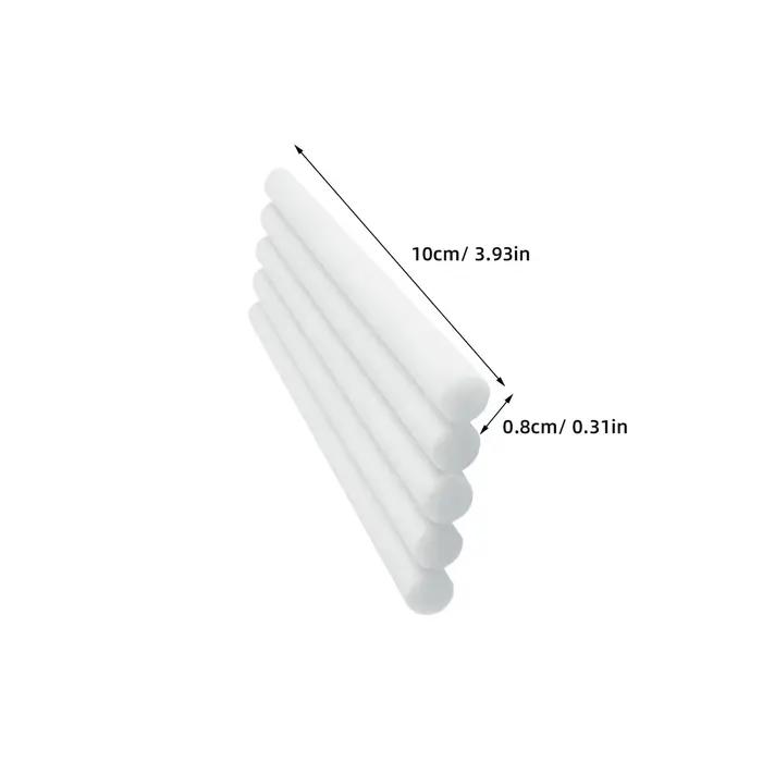 40 bâtonnets diffuseurs de rechange en fibre pour humidificateur, bâtonnets d'arôme pour diffuseur d'huiles essentielles, forte absorption d'eau