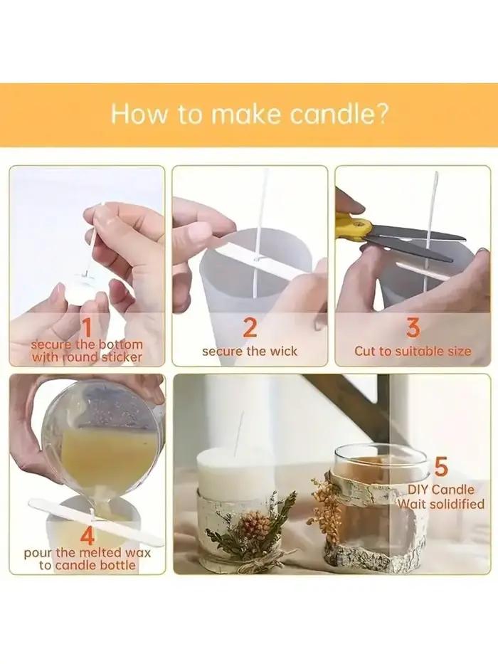 Ensemble de fournitures de fabrication de bougies