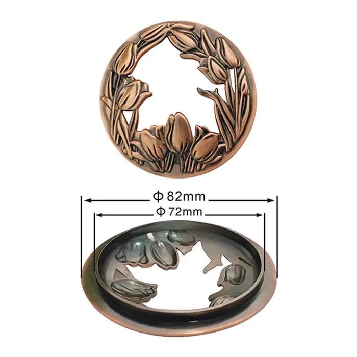 Couvercle de bougie Antique en Bronze/or/argent