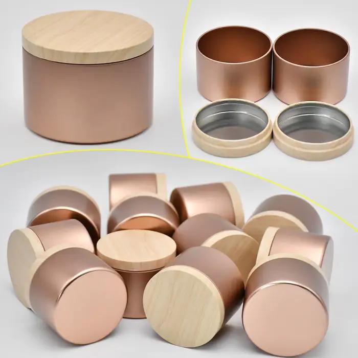 Boîtes à bougies 4oz/8oz 12 pièces, récipients à bougies pour la fabrication de bougies, pots à bougies en vrac, boîtes de fabrication de bougies DIY, pour la fabrication de bougies.