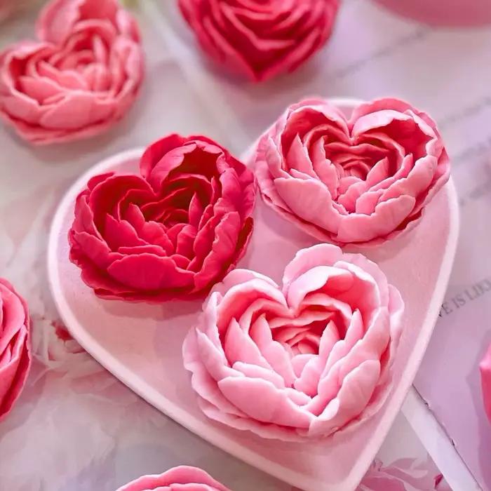 Moule à bougie parfumée Rose d'amour