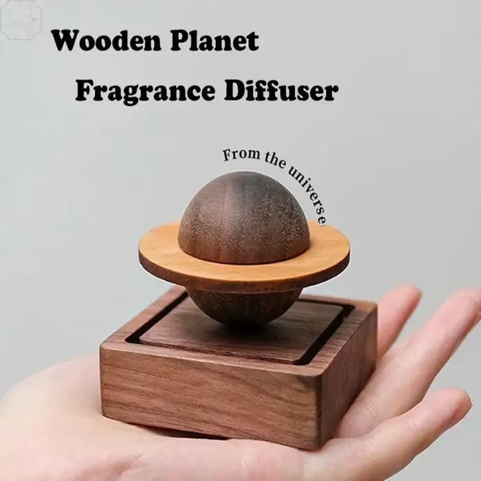 Diffuseur de parfum en bois sans huile essentielle, en forme de Jupiter, décoration pour la maison,